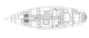 Interior layout Northwind 62